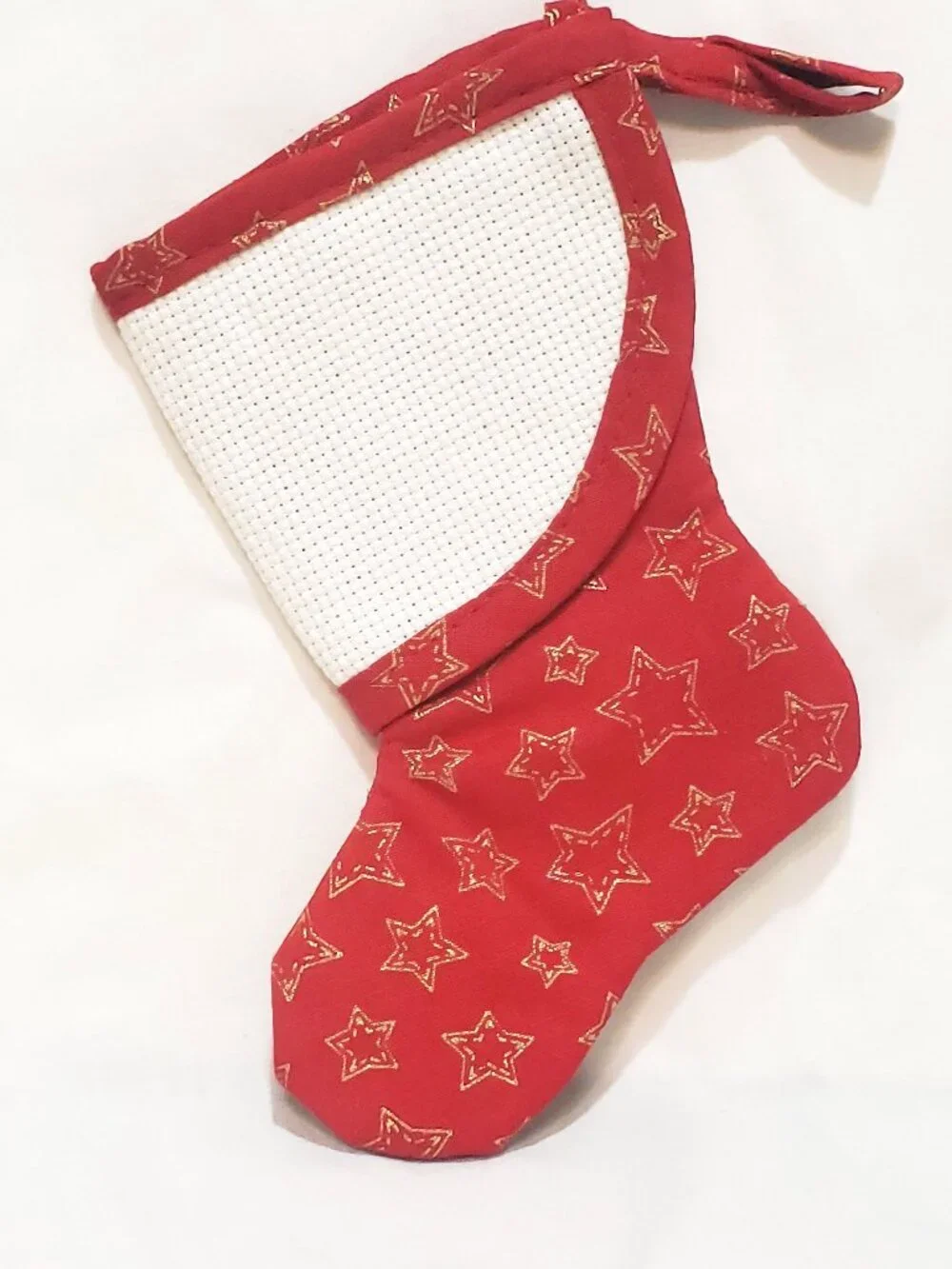 Miniature Christmas Stocking Cross Stitch Fabric 14 Count 5